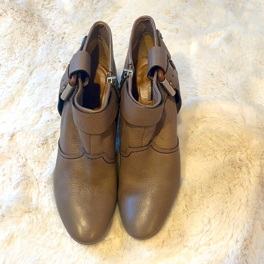 Chloe’ Taupe Booties